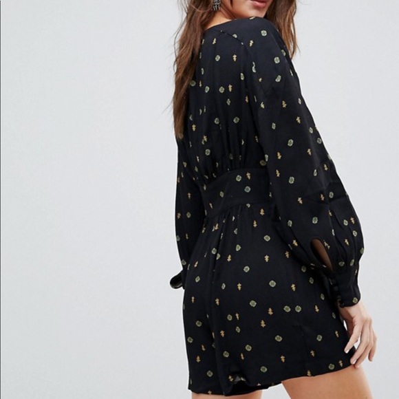 Free People Love Grows Romper Black color - Picture 4 of 8